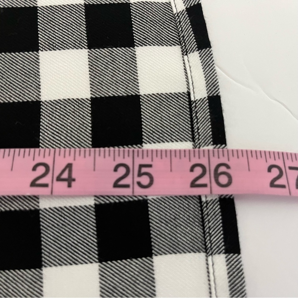 Madewell Black White Buffalo Check Wrap Long Sleeve Top - Picture 11 of 13